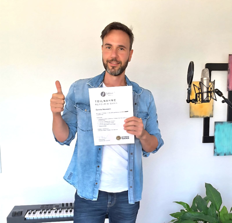 Dennis Neumann Zertifikat
